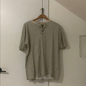 Striped button shirt